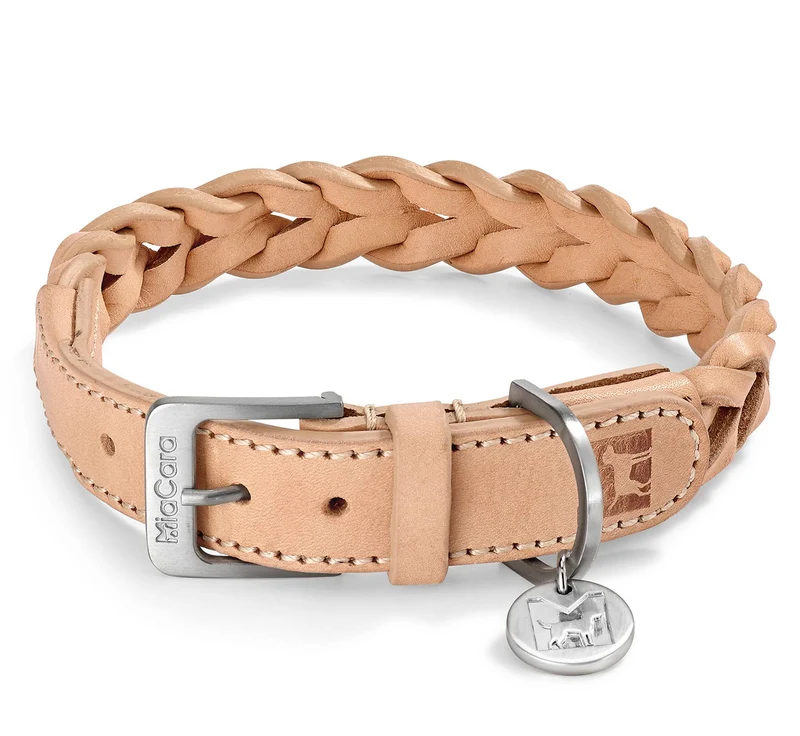 Collier en cuir pour chien Bergamo