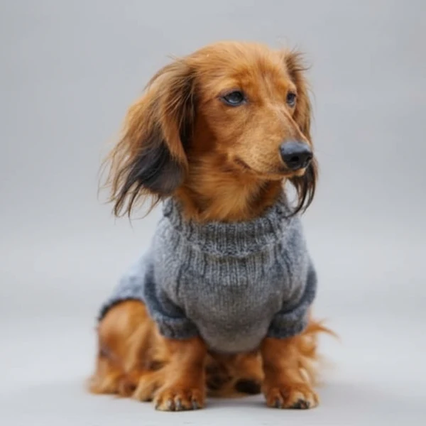 Pull Pour Chien Teckel En Tricot Confortable