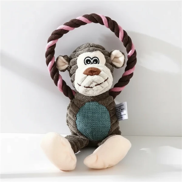 Jouet en peluche avec sifflet pour chien