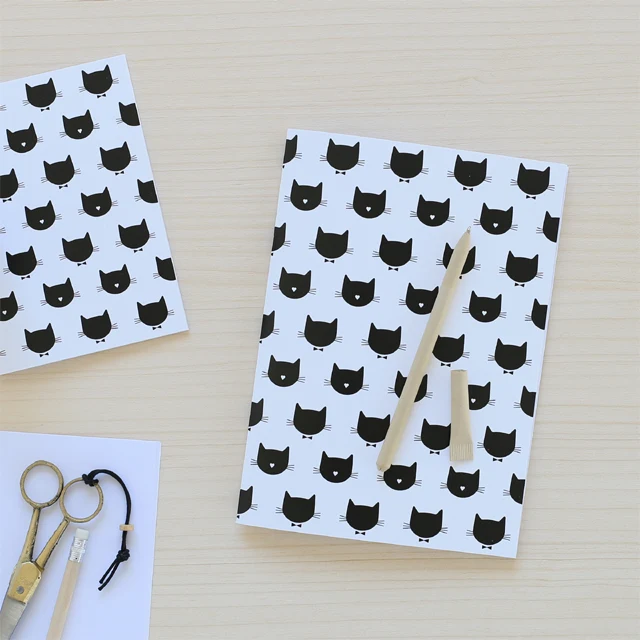 Carnet Têtes de chat - Grand