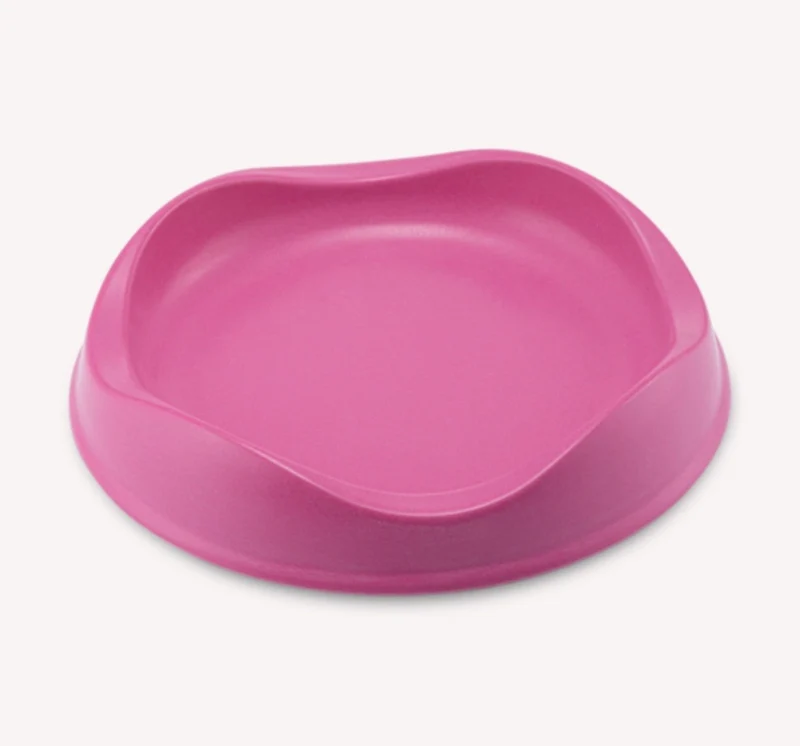 Gamelle pour chat en bambou