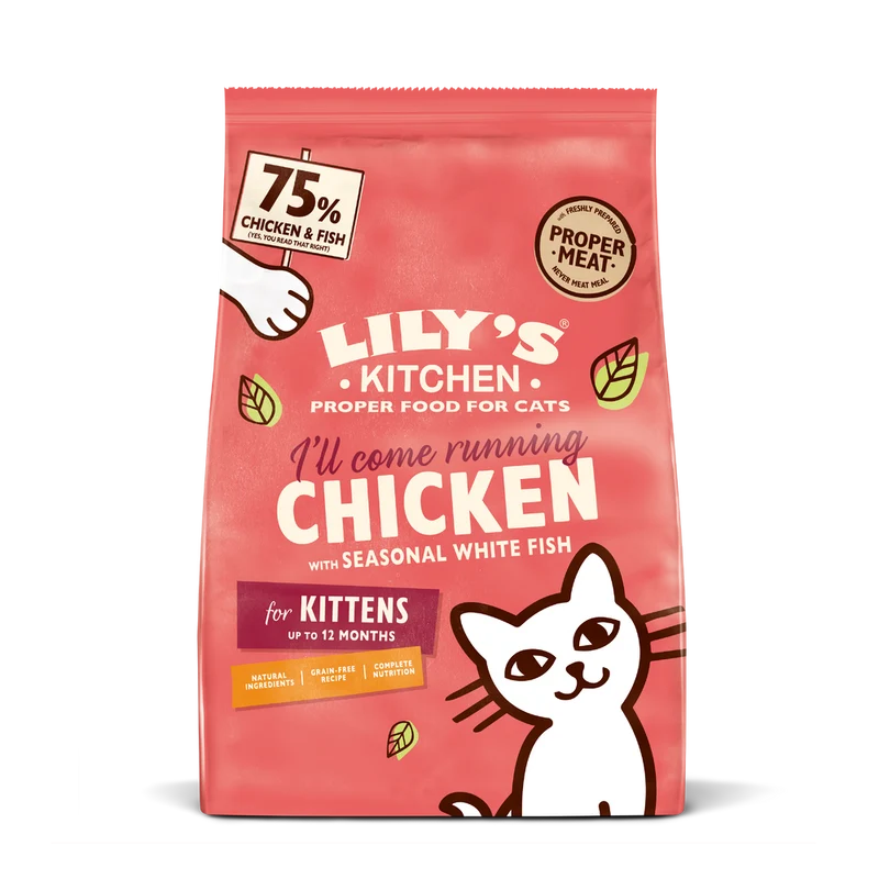 Croquettes pour chaton sans céréales au poulet