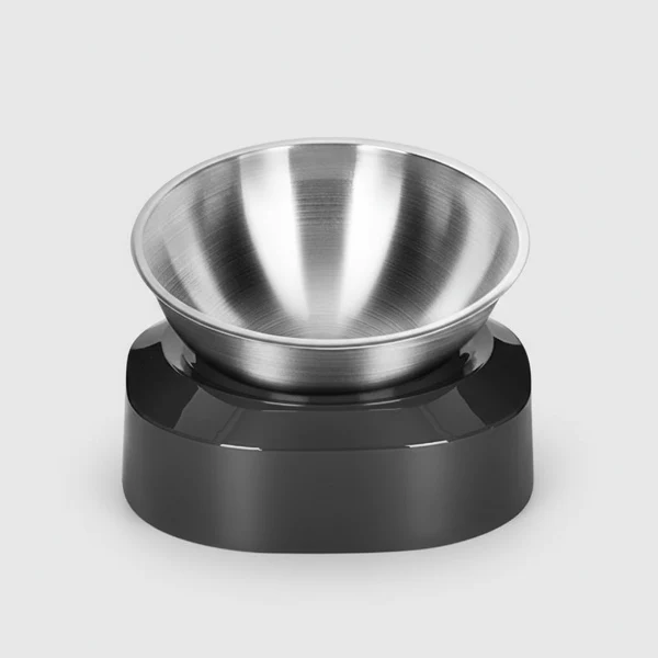Gamelle double inox antidérapante pour chien et chat